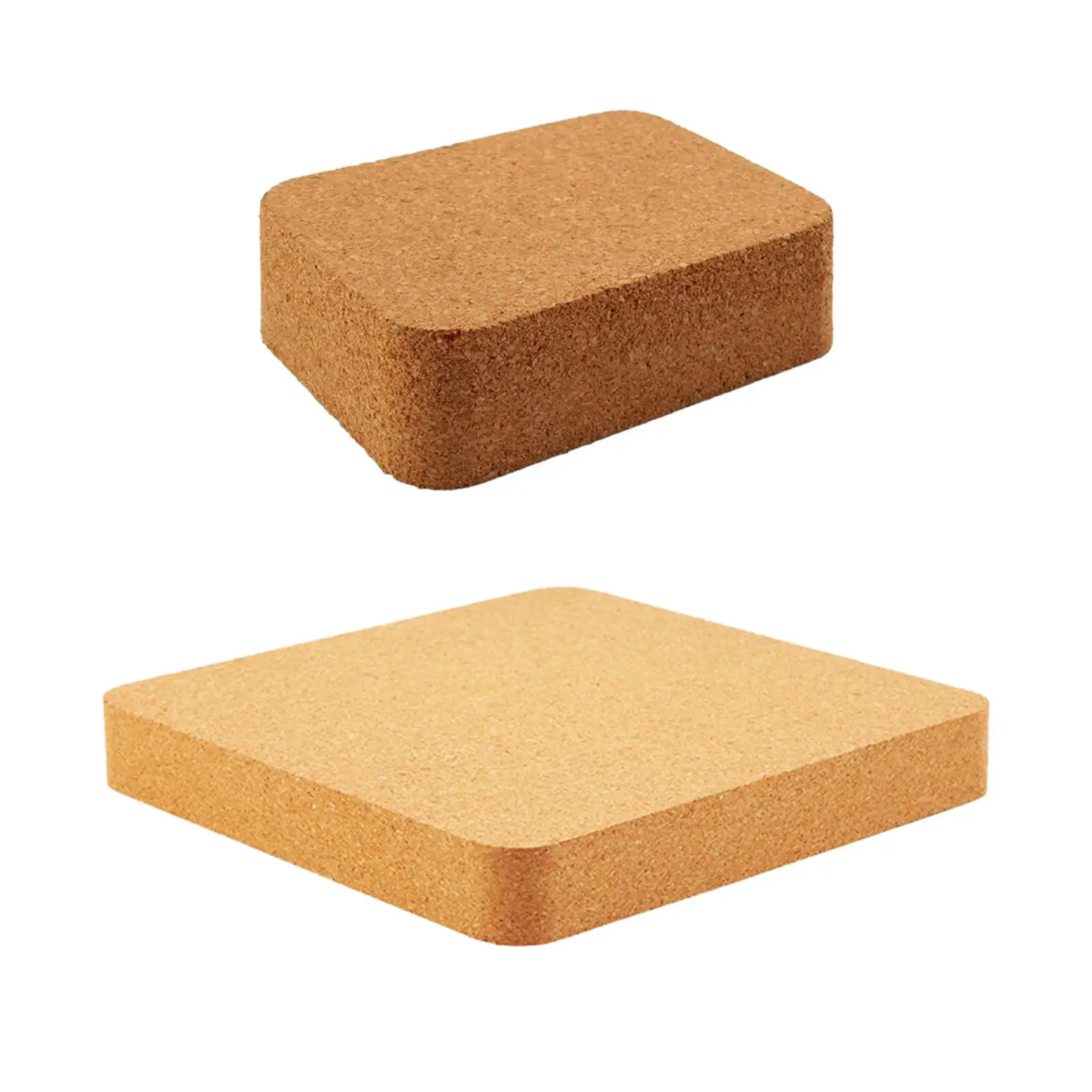 Cork Block Leather Stamping Pad Lightweight Wooden Cork Sanding Block Durable Sturdy Leather Craft Tool Stamping Pounding Pad