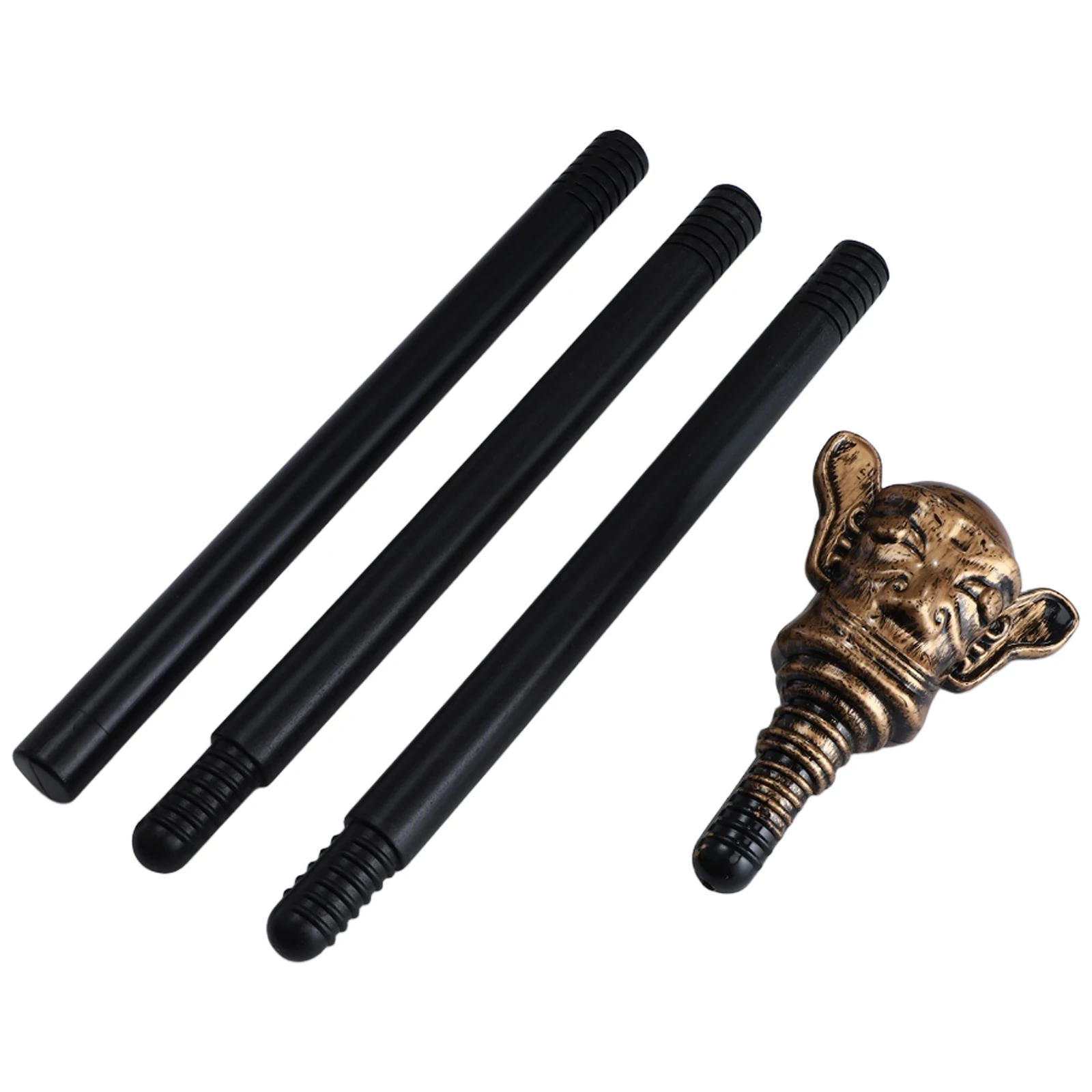 Vintage afneembare plastic scepter volwassen kind Halloween cosplay heks cobra's riet voor festival maskerade thema partij aanbod prop