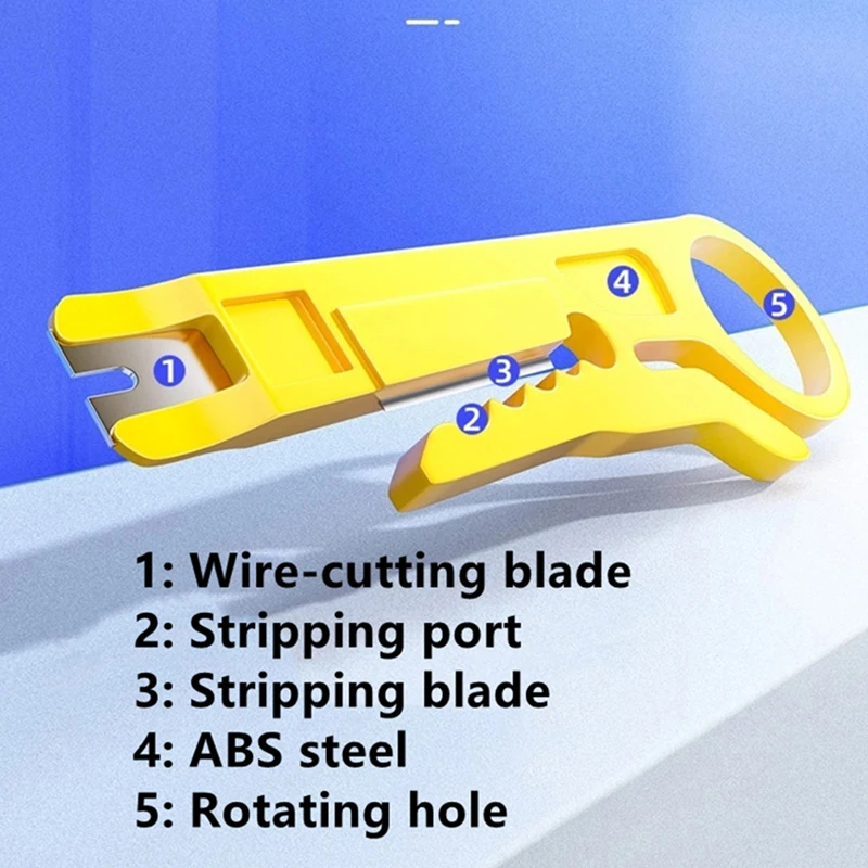 1PC Wire Stripper Knife Crimper Pliers Crimping Tool Cable Stripping Wire Cutter Multi Tools Cut Line Multifunctional Hand Tools