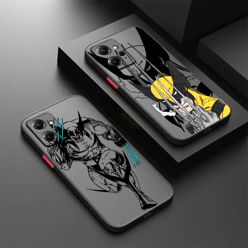 James Howlett Logan Wolverine Frosted Translucent For Redmi 8 3 9A 9C 9AT 9 9T 13R 10A 10C 10 11A 12C 12 13C 5G Back Phone Case