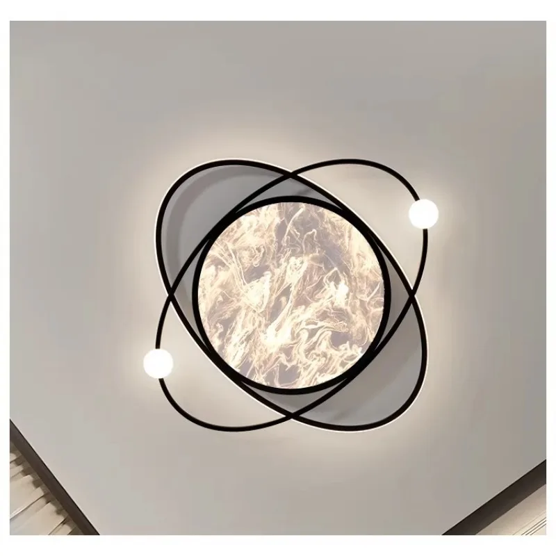 Modern Minimalist New Design Bedroom Light Full Spectrum LED Round Ceiling Lamp Cloud Fog Eye Caring