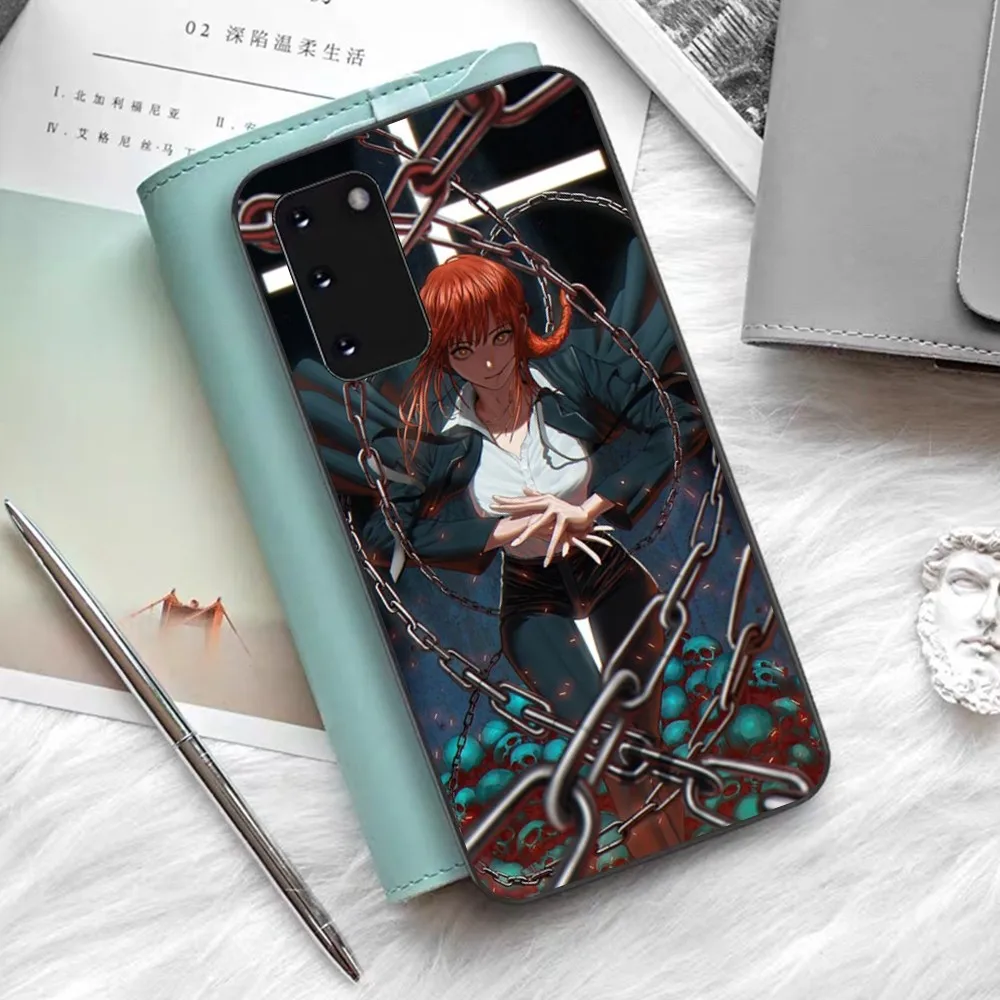 Chainsaw Man Makima Phone Case For Samsung S 9 10 20 21 22 23 30 23 24 Plus Lite Ultra FE S10lite Fundas