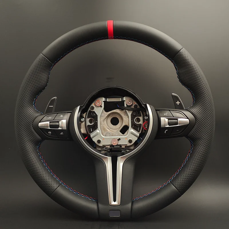 

With ACC Button Leather Steering Wheel for BMW F01 F06 F07 F10 F11 F12 F15 F20 F21 F22 F30 F31 F32 F34 F35 F36 F15 F16 F25 F26