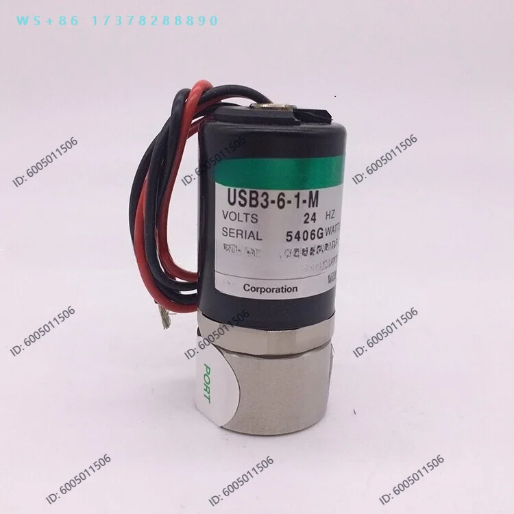 1 PC New replace  solenoid valve USB3-6-1-W-DC24V #AQ3N LW