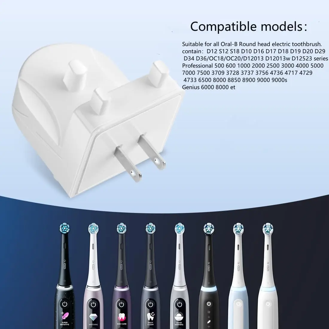 For the Oral-B Braun electric toothbrush charger Oral-B 3757 electric toothbrush induction charging dock wall, waterpr image 6