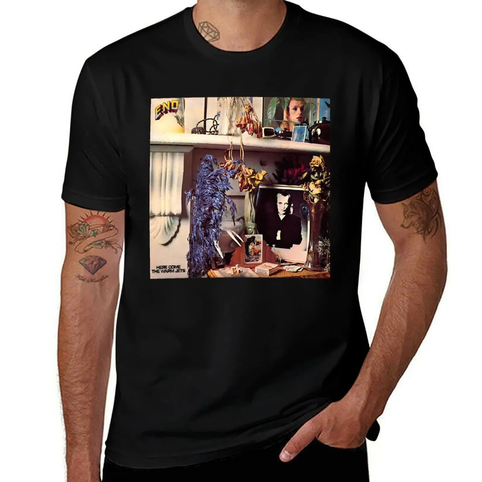 Brian Eno Here Come The Warm Jets T-Shirt Anti-Perspiration Workout Top