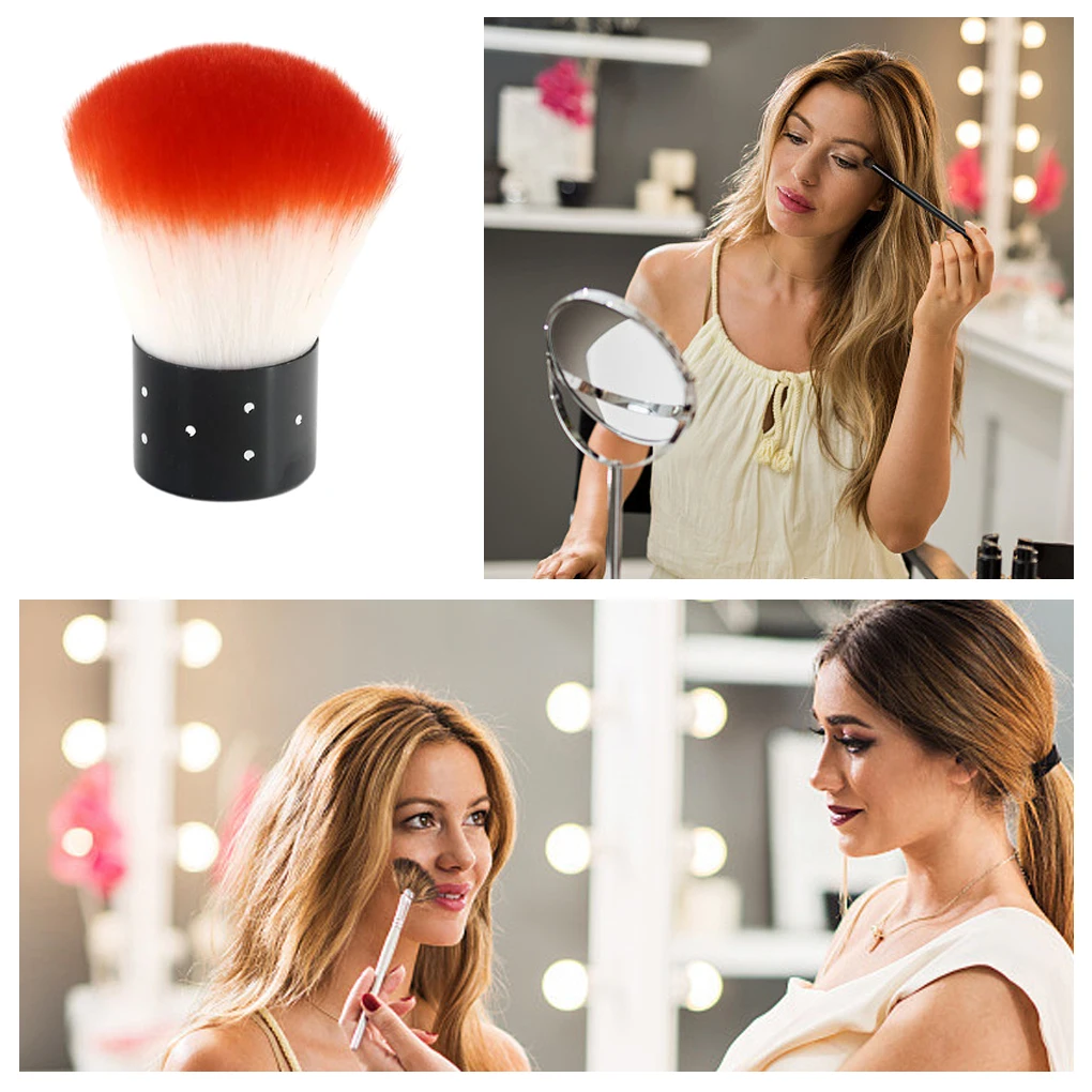 Soft And Comfortable Powder Cleaner Brush For Effective Cleaning Widely Used Nail Art Dust Brush