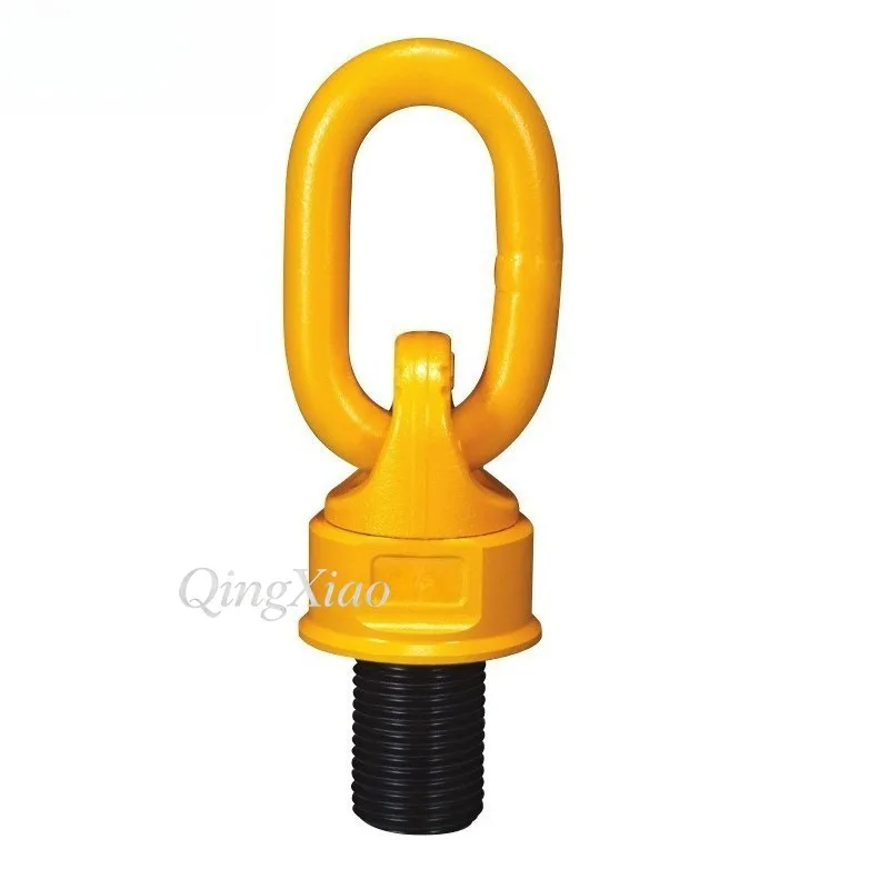 Universal 360° Rotation Safety Lifting Ring Forged Swivel Lifting Point Multi-angle Swivel Hoist Eye For Engineering Equipment