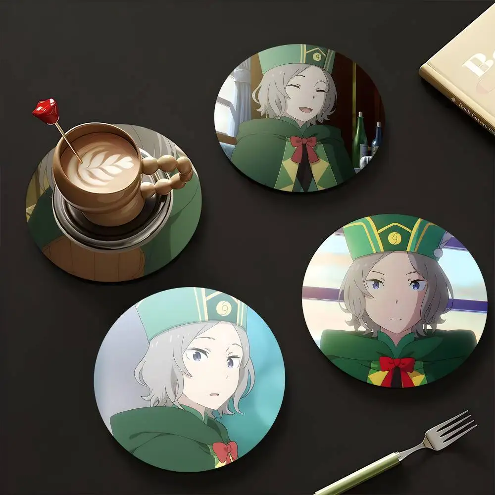 1pc Otto Suwen Anime Characters Wooden Coaster Colour Printing Cup Mat Home Desk Decoration Gifts