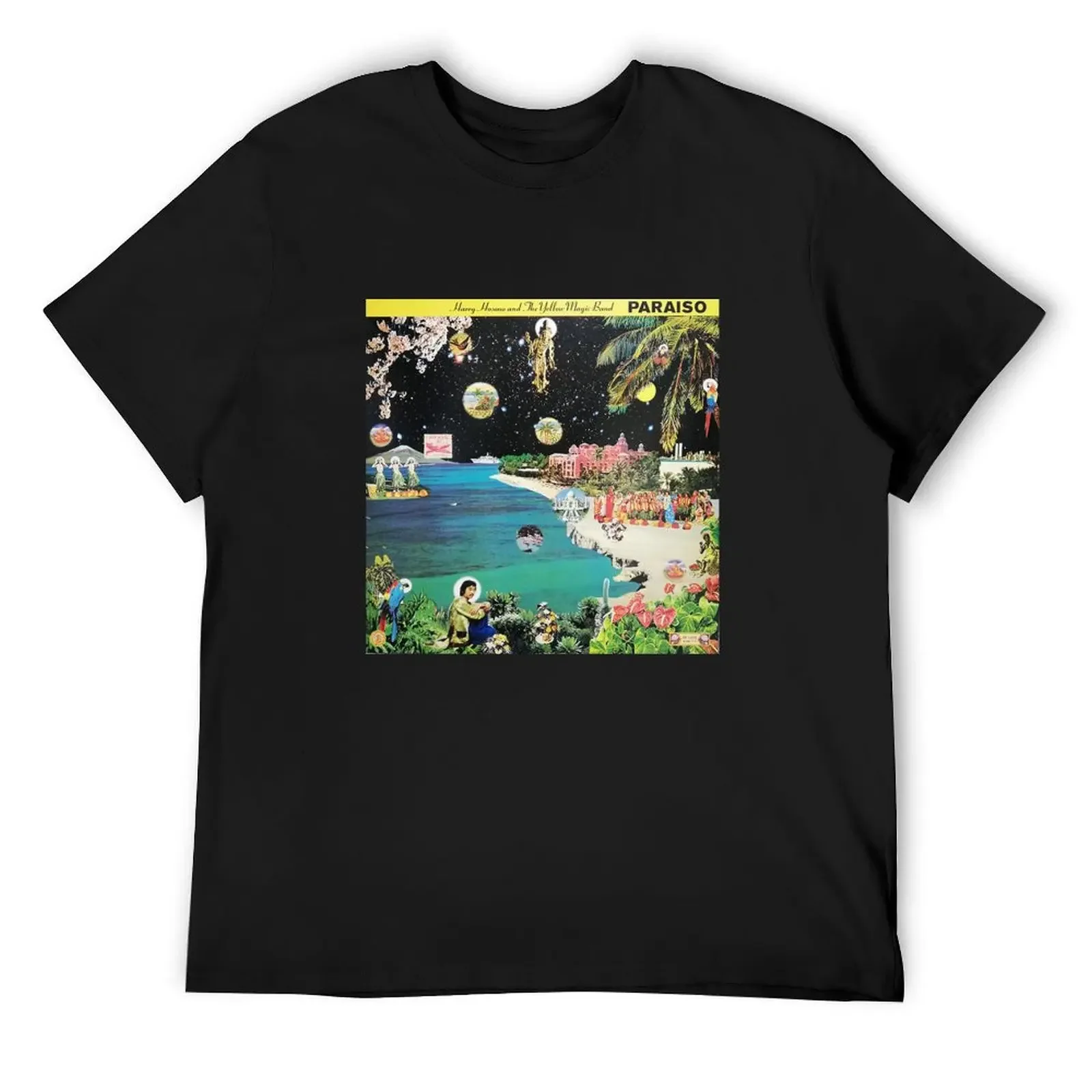 HARRY HOSONO AND THE YELLOW MAGIC BAND - PARAISO T-Shirt blanks shirts graphic oversizeds men t shirts