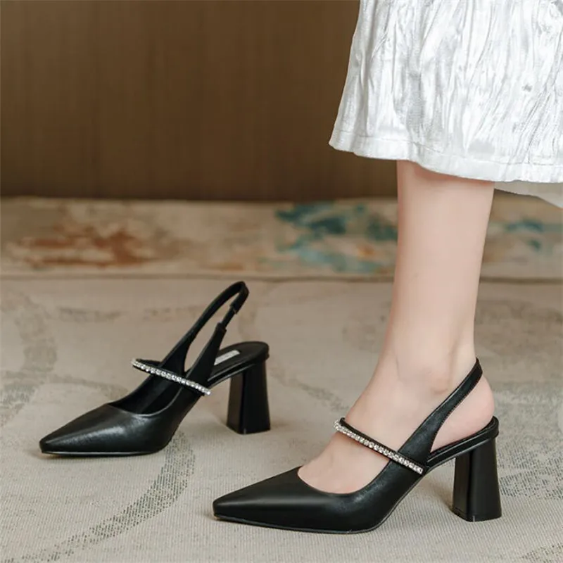 Fashion Women Pumps Rhinestones Satin Sandals 2023 Summer Lady Shoes High Heels Party Prom Designer Shoes
