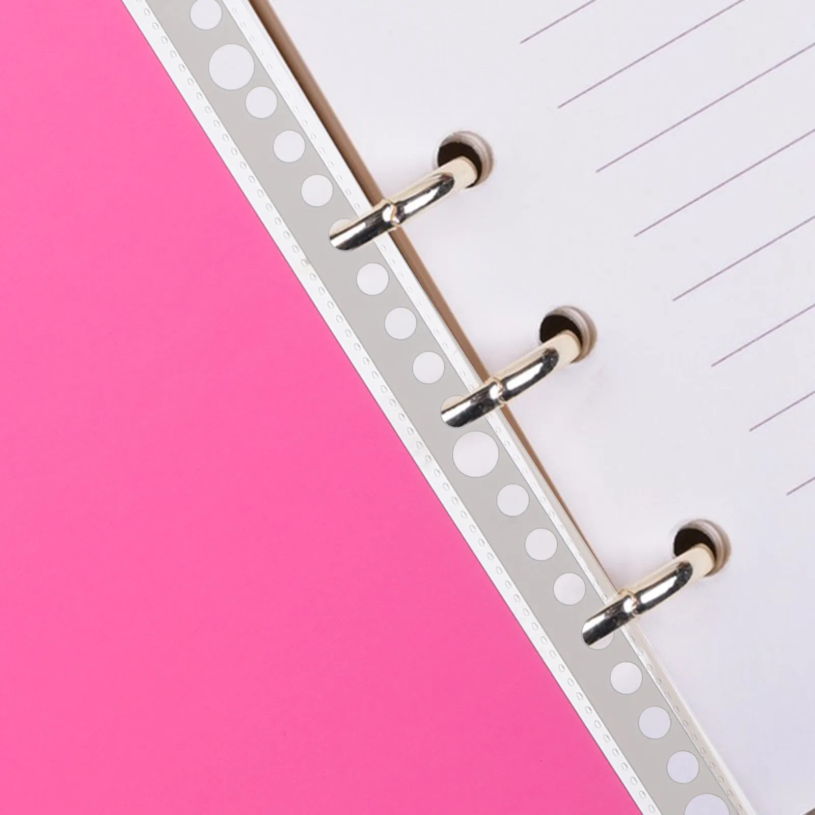 

100Pcs Transparent Binder Pockets Environmentally Clear A4 Sheet Protectors 30 Holes Inner Page Filing Supplies