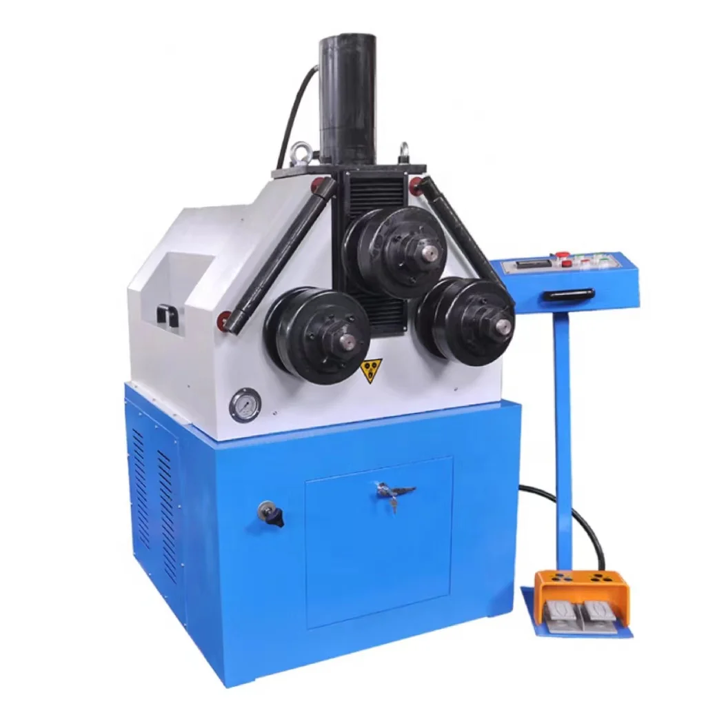 3 Roller 360 Degree Electric Aluminum Sheet Metal Profile Roll Pipe and Tube Bending Machine
