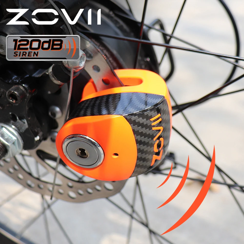 Ip67 Waterproof  Disc Motorcycle Electric Soocter Theft Disc Brake Powerful 120 Decibel Alarm