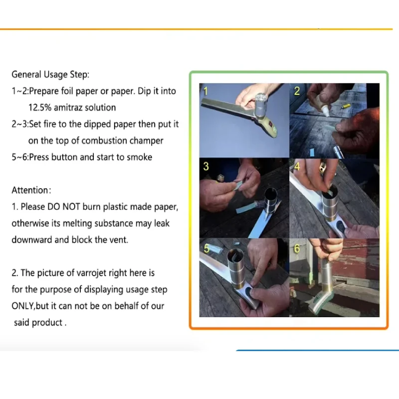 

Электрический варопрограммный испаритель для пчеловодства Amitraz Bee Varroa, оборудование для контроля клещей для поставщика пчеловода