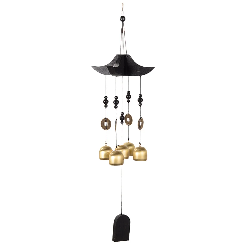 

Traditional Wind Chimes Hanging Bell Decoration Mini Feng Shui Copper for Outdoors Balcony