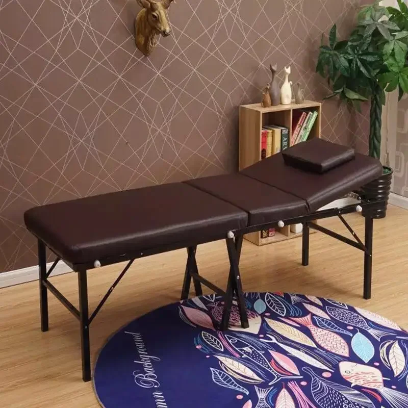 Portable Bed Massage Aesthetic Care Professional Stretcher Salon Furniture Beauty Salon Lash Recliner Chair Maca Portatil Table