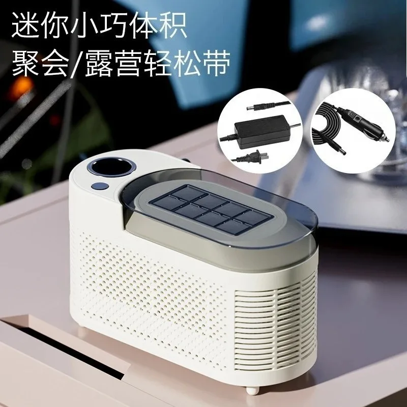 Road Trip & Apartment Beverage Solution, Mobile Compact Ice Generating Equipment, Automatic Tabletop Ice Cube Producing Unit