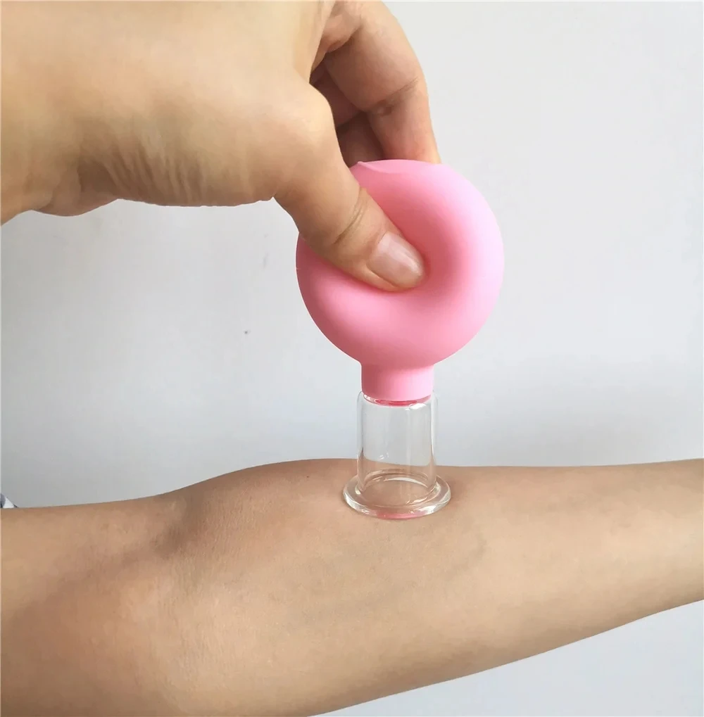 Vacuum silicone beauty cupping cup to prevent cellulite massage Chinese therapy lifting and pulling cupping cup