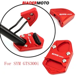 2023 New Fit For SYM GTS300i GTS 300 300i Motorcycle CNC Accessories Side Stand Enlarge & Support Kickstand Column auxiliary