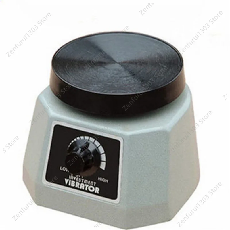 110V 220V Dental Plaster Vibrator 4 Inch Round Small Gypsum Variable Intensity Shaker Oscillator Lab Equipment