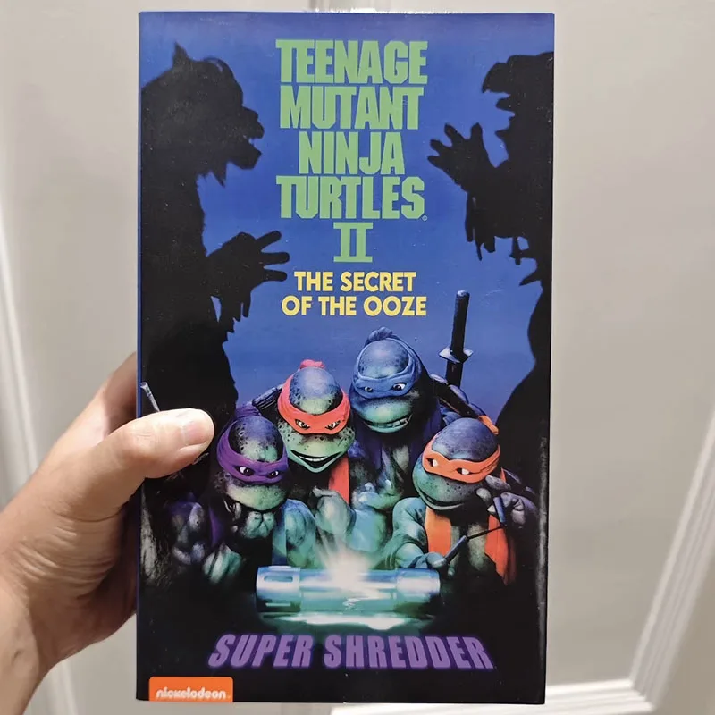 

TMNT фигурка измельчителя NECA Черепаха ниндзя фигурки героев аниме модель куклы периферийные 7-дюймовая фигурка оригинальный подарок