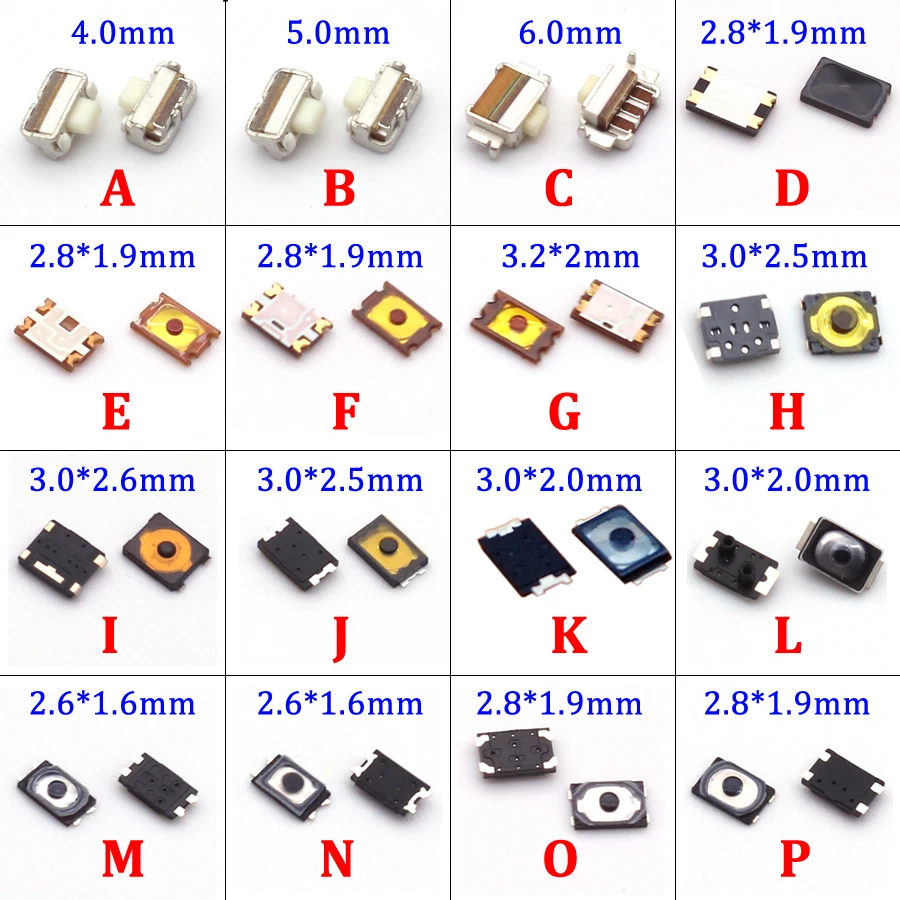 10Pcs Power On Off Inner Button Control Volume Switch Key Sping Piece For VIVO Honor Tecno Iphone Huawei OPPO Xiaomi Samsung