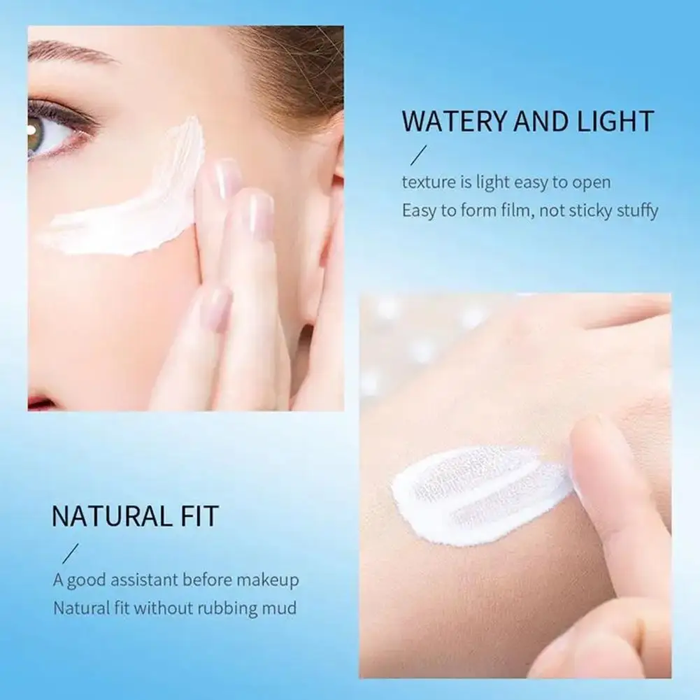 Éventuelles F50 +-Crème Solaire Isolante Anti-UV Imperméable, Hydratante, Contrôle du Sébum, Correcteur Blanchissant, Produits de Soins du Visage et du Corps