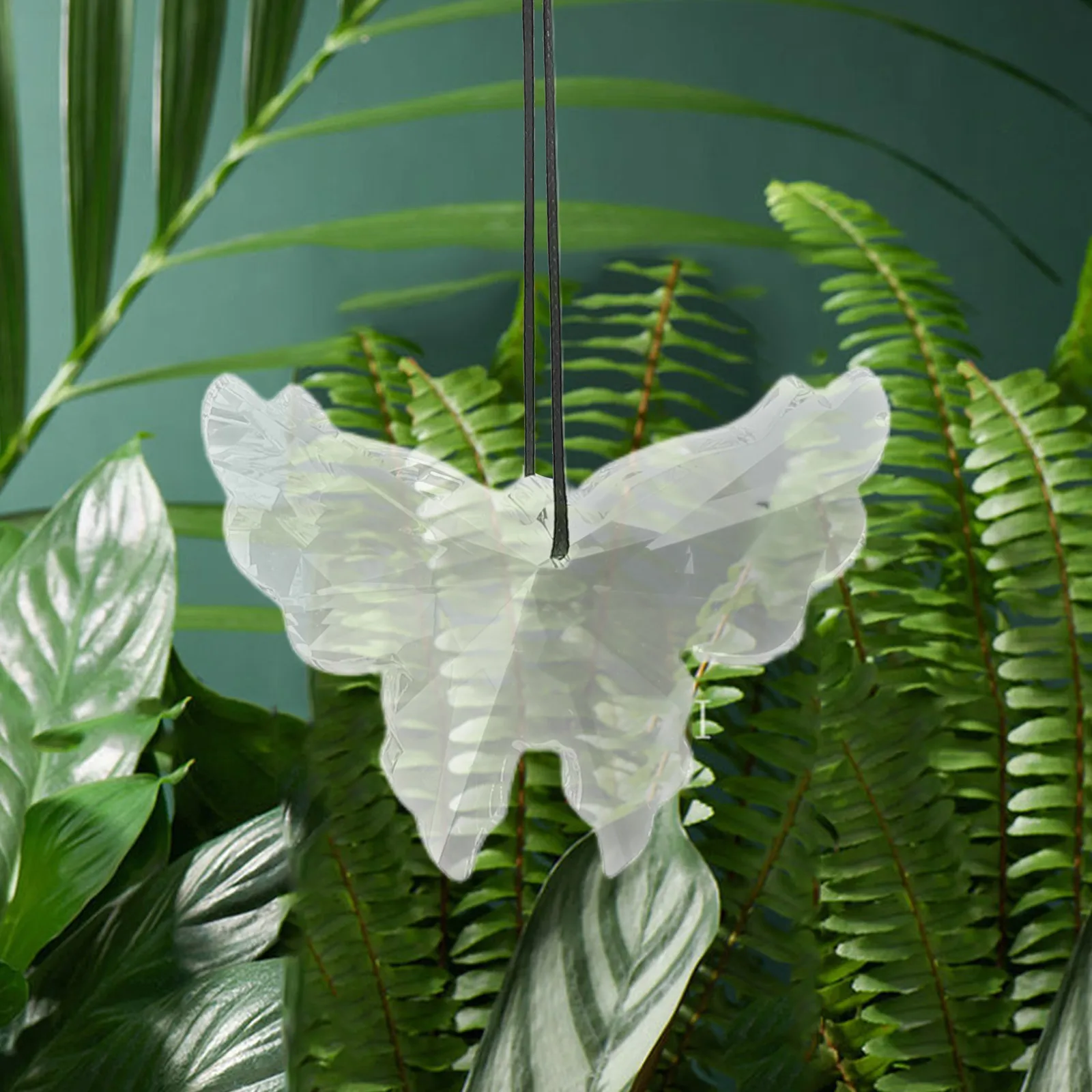 

Elegant Butterfly Sun Catcher with - Hanging Glass Decor for Window Garden Outdoor Space Decorative Colorful