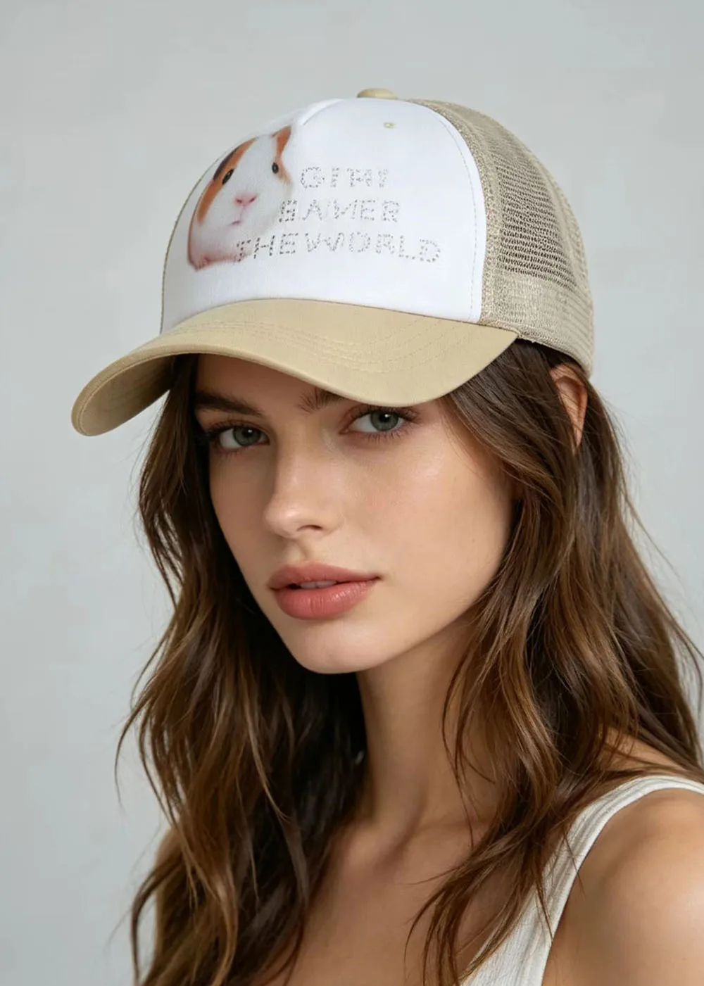 2026 New Fashion Style Casual Versatile Baseball Hat Street Beat Punk Cute Animal Decorative Trendy Women Cat Tongue Hats