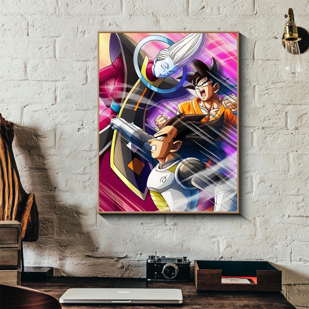 لوحة فنية ماسية لدراغون بول، ص - مراجعة Resin Art Goku وسعره