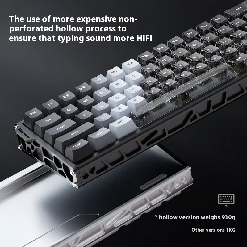 Ajazz Alux60 Wired Mechanical Keyboard Magnetic Switch Gaming Keyboard 8000Hz RT0.01mm Customize E-sports Aluminium Alloy FPS - Image 3