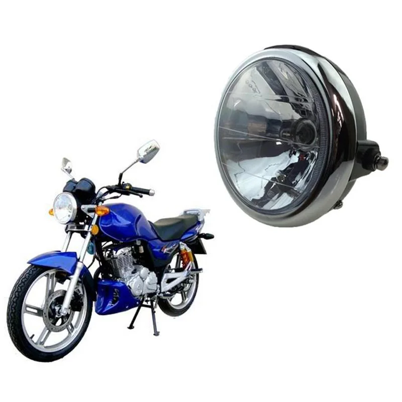 Motorcycle Head Lamp for Suzuki Haojue Dayun Jialing Lifan EN125cc EN150cc Round Front Light Replaced Spare Parts Accessories