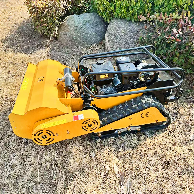 Customized Yoke Remote Control Mower Wireless Control Reel Mower Robot 4 Stroke Cylinder Tractor Weeder CE Approved