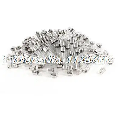 100 x Replacing 250V 6A Low Breaking Capacity Fast Blow Glass Tube Fuses for Car