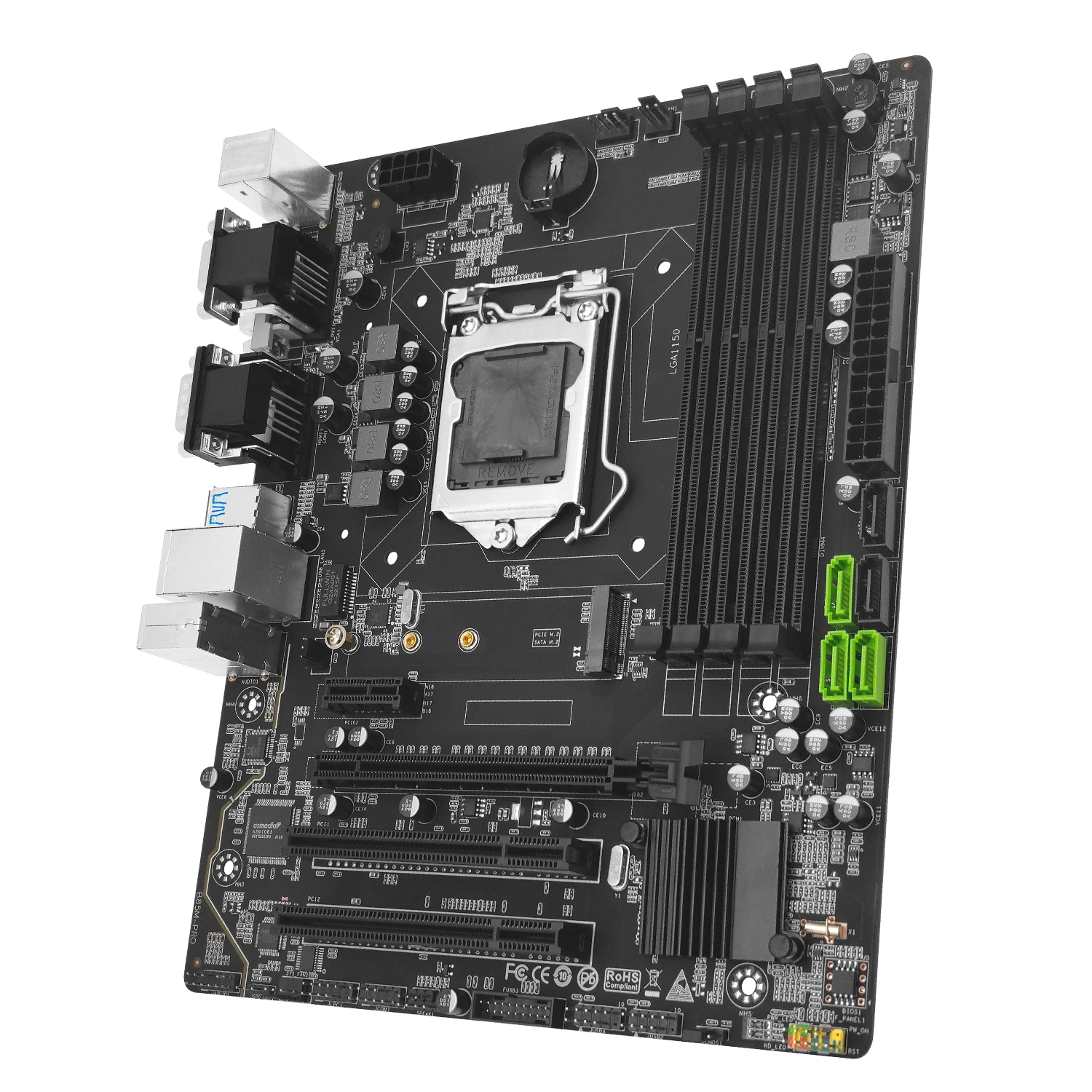 Machinista b85 placa-mãe lga 1150 suporte intel pentium núcleo xeon cpu desktop ddr3 ram sata nvme wifi m.2 B85M-PRO