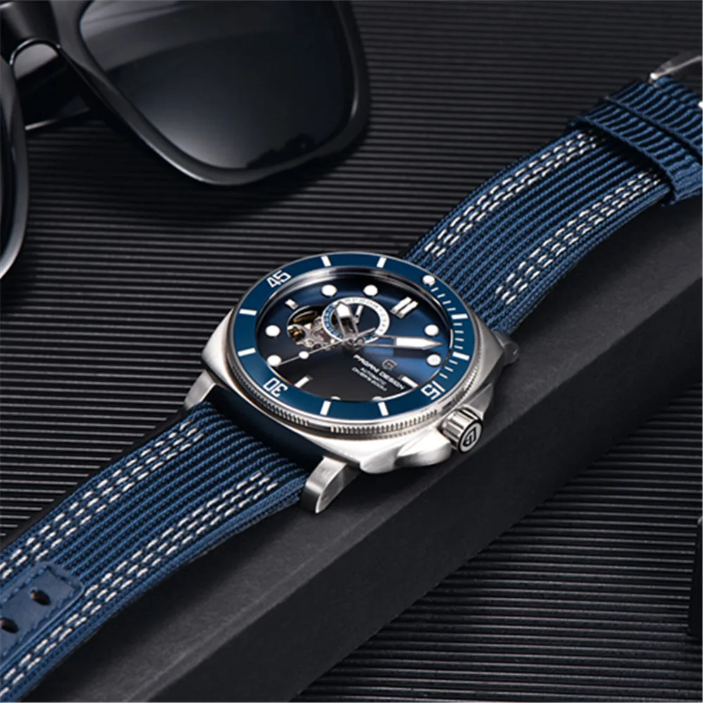 PAGANI DESIGN Brand Sports Men Mechanical Watch Fashion Sapphire  200M Waterproof Automatic Timecode Relogio Masculino 2023 New