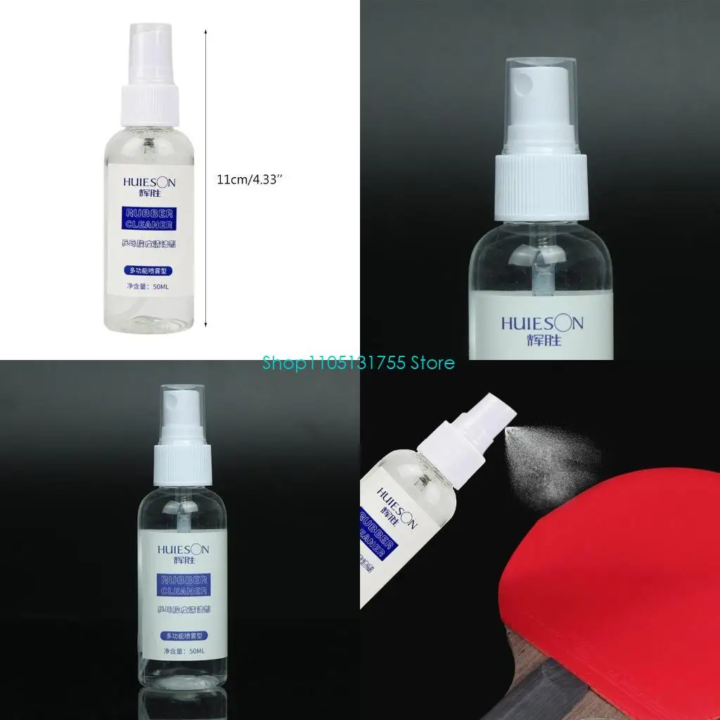 

K0EF Table Tennis Racket Bats Cleaning Agent Cleaner for -Ping P0ng Rubber 50ml