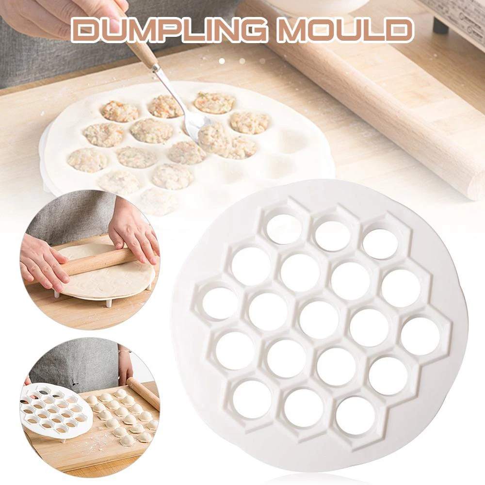 Kitchen Dumpling Maker Dough Press Ravioli Making Mould Dumpling Mold DIY Mold Tortellini Pasta Form Mould 20 Holes Kitchen Tool