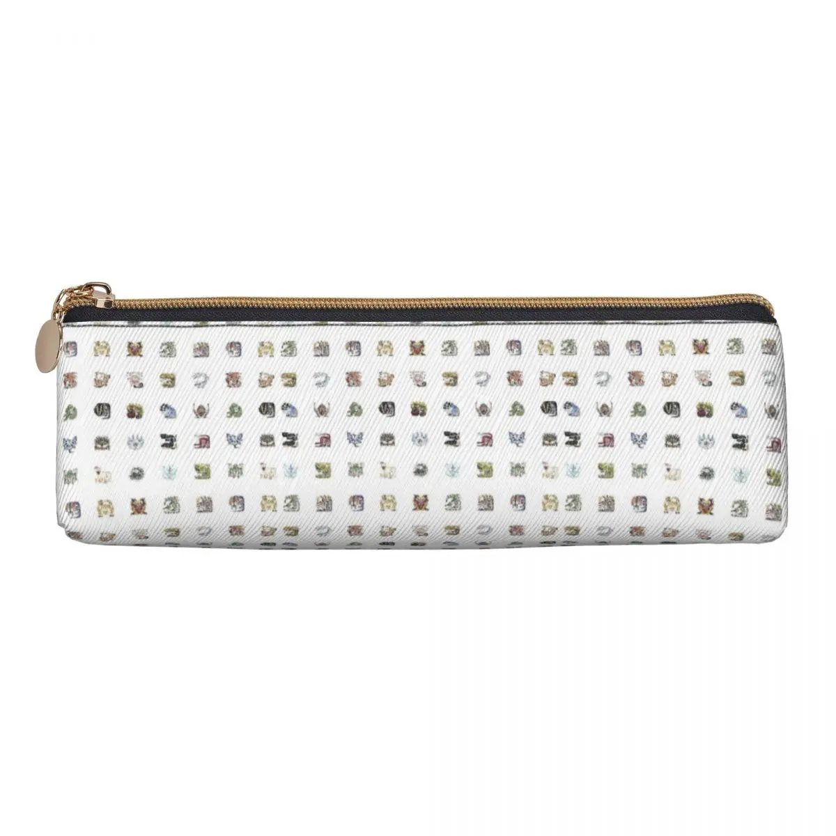 

Monster Hunter World Tiled Icons Pencil Cases Pencil Pouch Storage Stationery Supplies Pen Box Pencil Bag for Students School