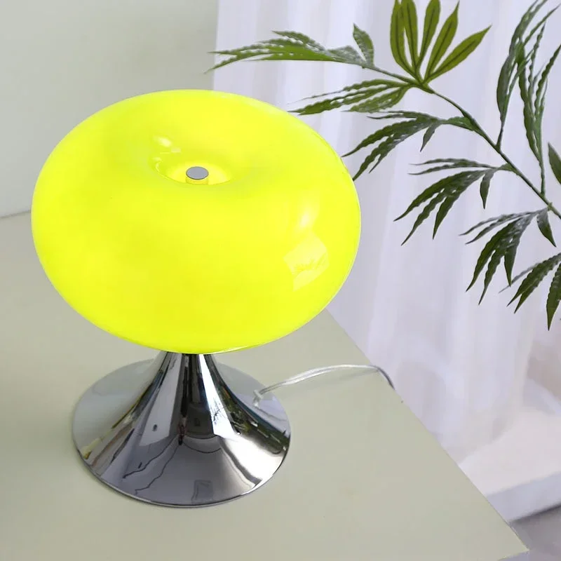 Popular Lollipop Creative Personality Green Living Room Study Desk Lamp Bedroom Bedside Decoration Cream Desk Lamp