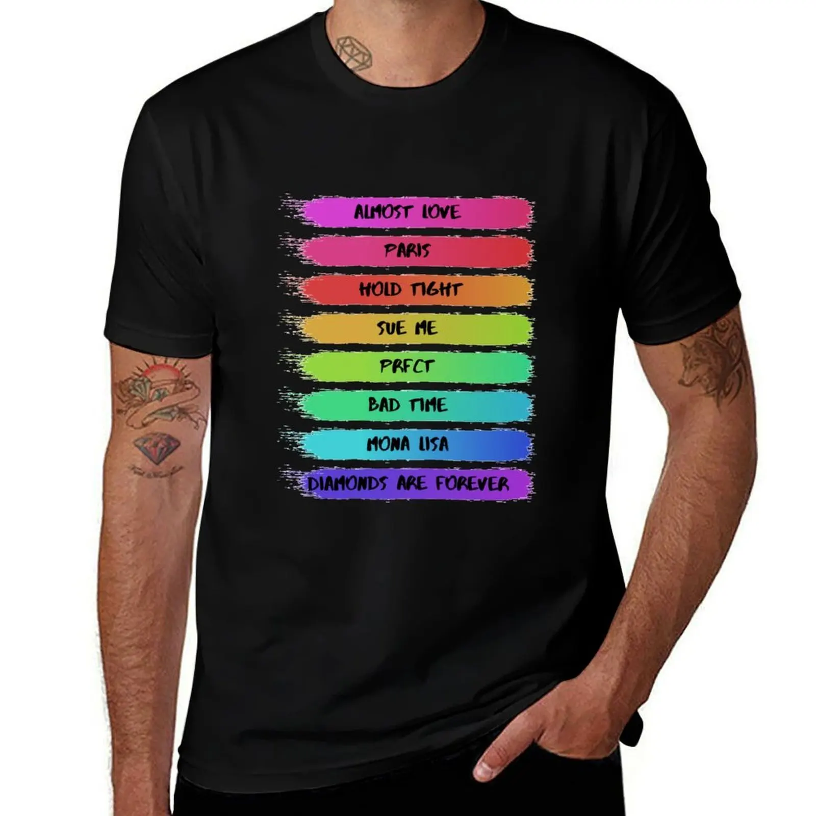 Singular Act 1 Tracklist T-Shirt Plus Size Everyday Tee Shirt T-Shirt