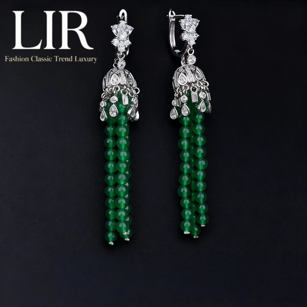 Lir S925 Silver Ear… - image