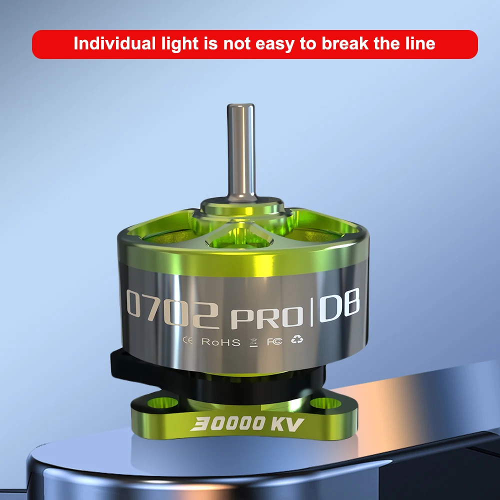 VCI 0702PRO-DB motor 23000kv/27000kv/30000kv with dual ball bearings low resistance high efficiency and impact resistance