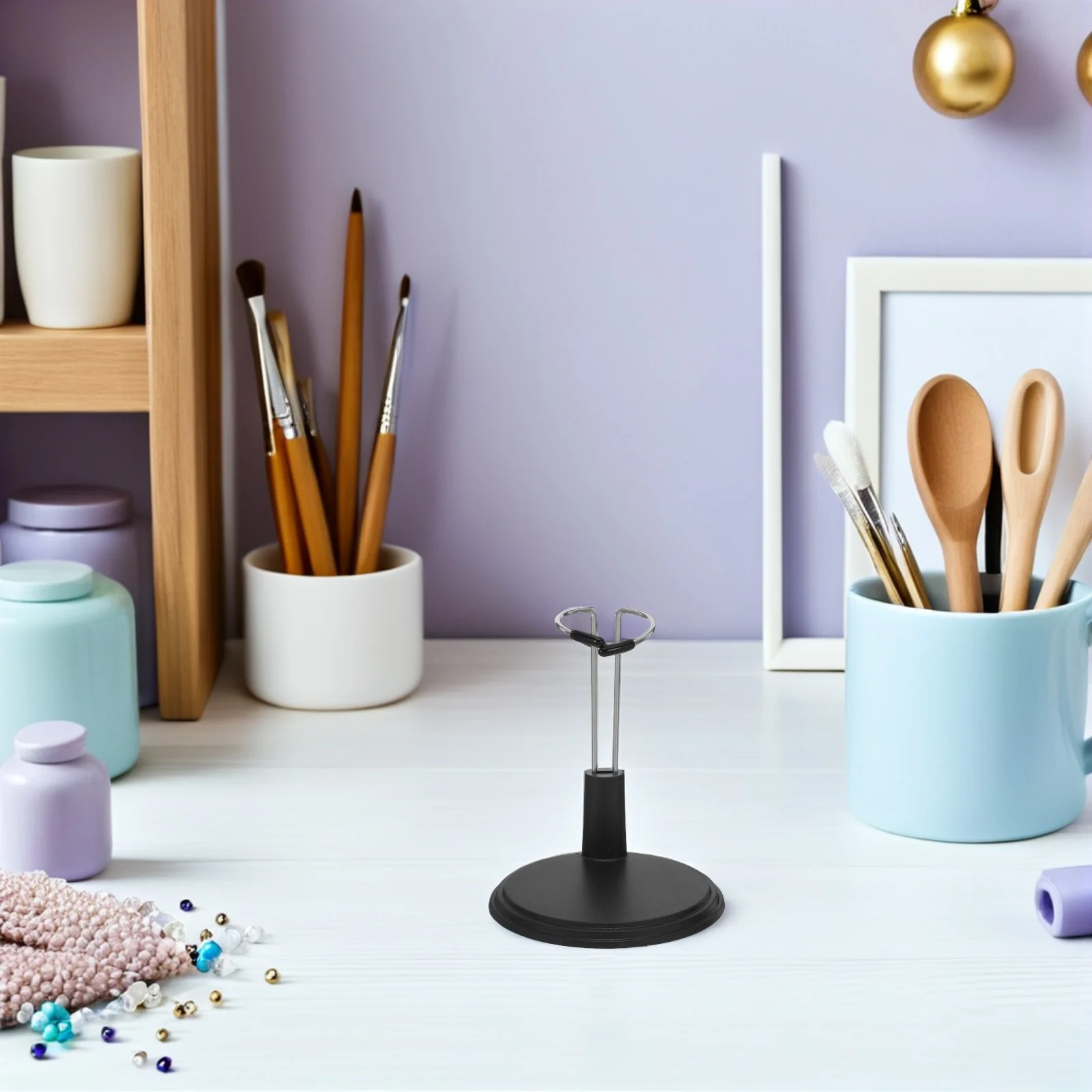 

3pcs Base Action Figure Holder Display Stand Stand Durable Plastic Collector Display Home Party Decoration Setup