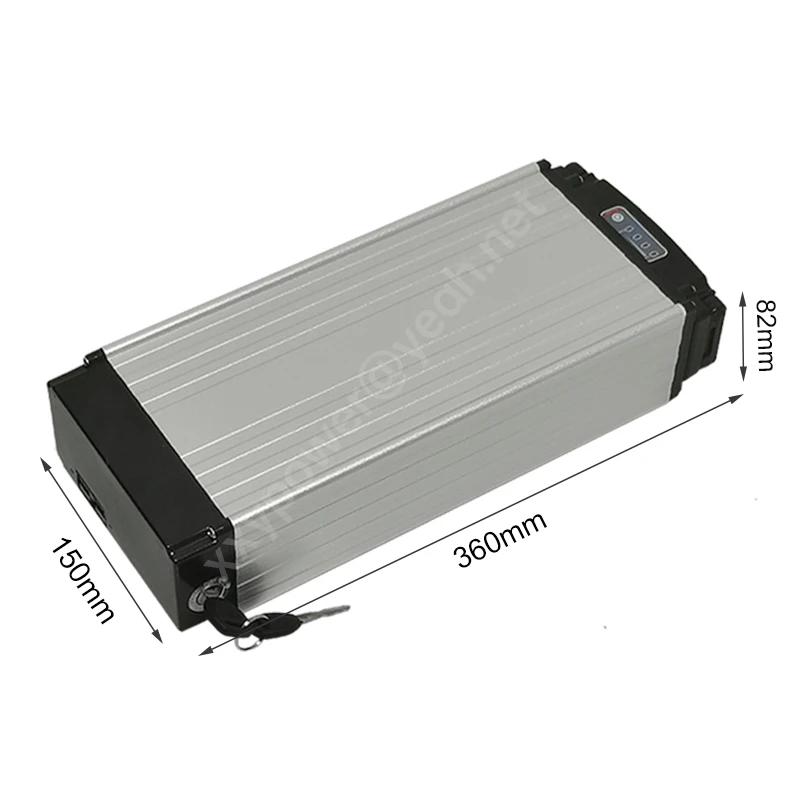 48V 20ah Rear Rack EBike Luggage Rack battery 36V 25ah electric bike batterie For 250w 350w 500w 750W 1000w motor