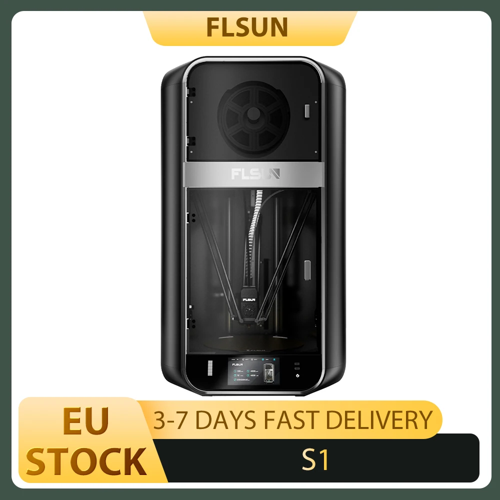طابعة FLSUN S1 1200 مم/ثانية فائقة السرعة Delta ثلاثية الأبعاد، مروحة توربو عالية الضغط CPAP، كشف آل، التسوية التلقائية، 320*320*430 مم #1