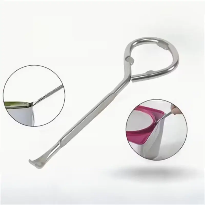 فتاحة محمولة معدنية متينة، فتاحة غطاء دلو الطلاء، بسيطة، سهلة الاستخدام، توفير الوقت، فتاحات أدوات منزلية متعددة الوظائف