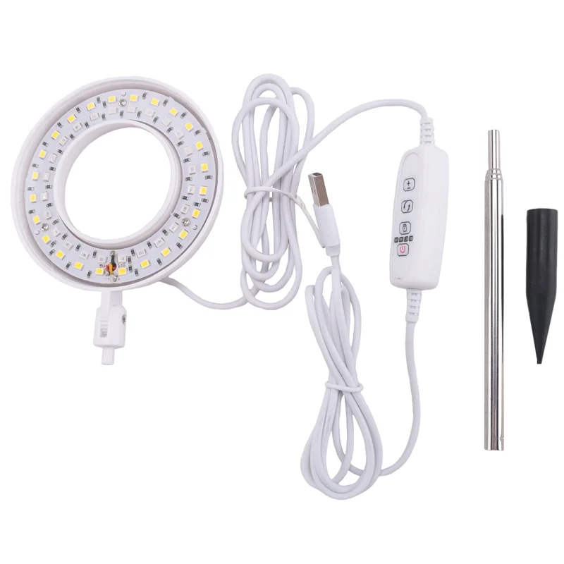 AB45 LED 成長ライト、屋内植物成長用ハロー植物ランプ、オートタイマー 4/8/12/18 時間、盆栽多肉植物小植物用