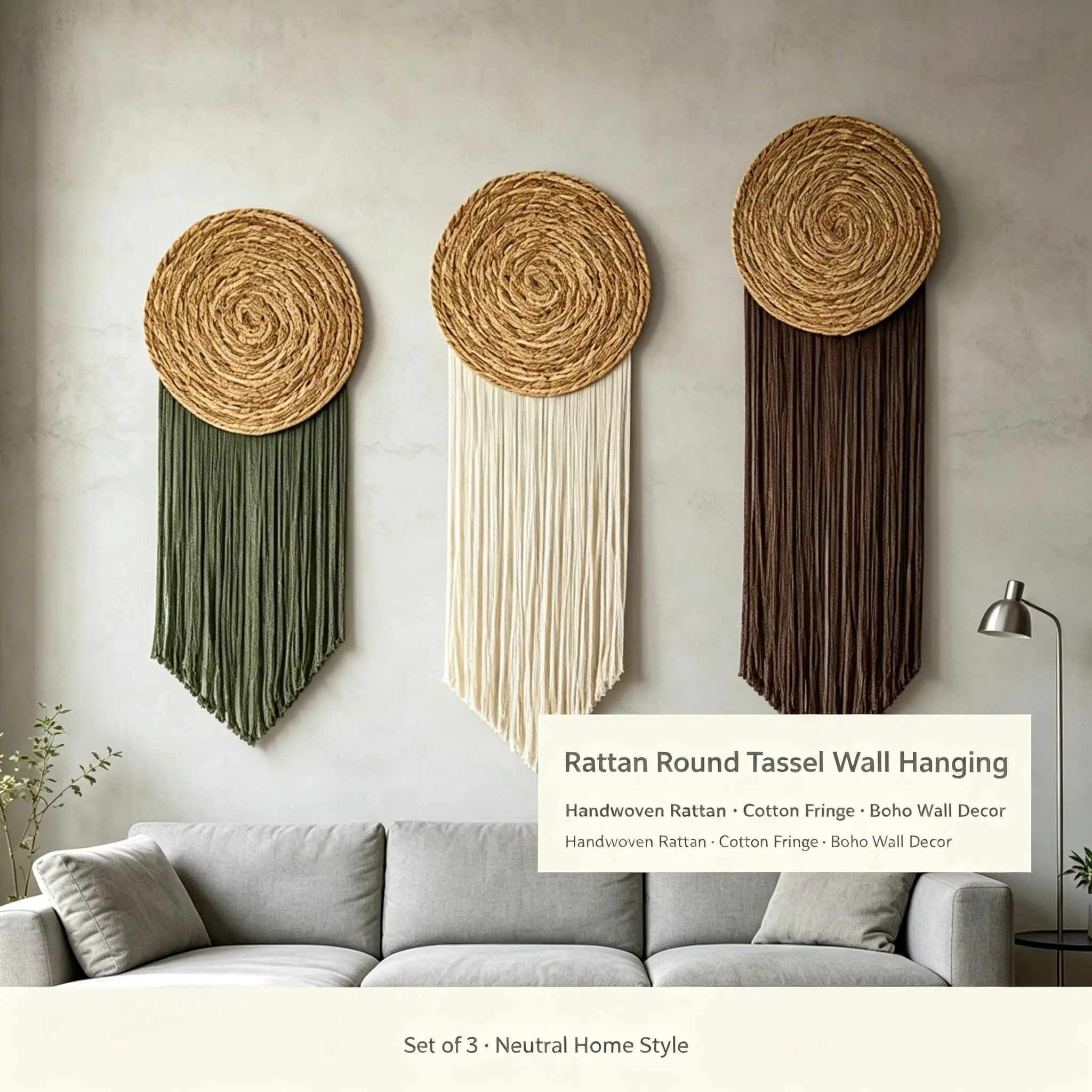 보헤미안 스타일의 매듭 장식 벽걸이, 손으로 짠 나뭇잎 - Macrame Wall Hanging 리뷰 및 가격